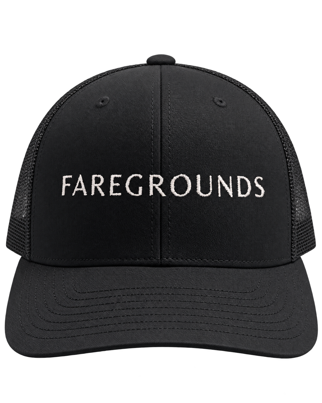 Faregrounds Trucker Hat — Black