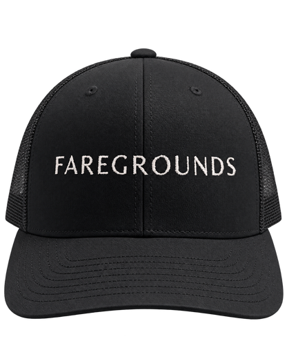 Faregrounds Trucker Hat — Black